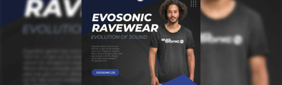 Evosonic Ravewear – Design – Logo Classic Weiss