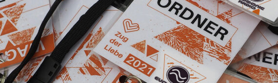 Ordner für den Zug der Liebe 2022 gesucht