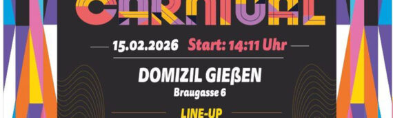 PARTY: Electronic Carnival im Domizil: Techno statt Tusch